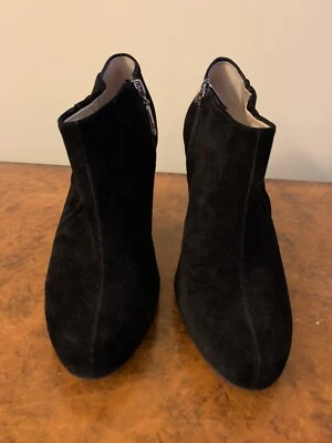 Talbots Black Suede Booties, 10M - Image 1 of 4