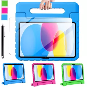 For iPad (A16)/iPad 10th Gen Case Shockproof Kids Handle Stand Cover Protector - Picture 1 of 19