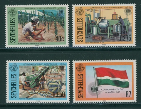 Seychelles Scott #511-514 MNH Commonwealth Day $$ 384608 Cover