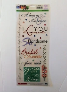 Always & Forever Journaling Scrapbook Stickers Wedding Honeymoon GF08 EK Success - Picture 1 of 3