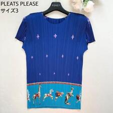 PLEATS PLEASE ISSEY MIYAKE Carousel Pattern Can Be Washed At Home Tops, (F84)