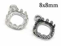 JBB Findings cup chain Necklace 1pc Bezel Necklace Settings 14mm cup chain