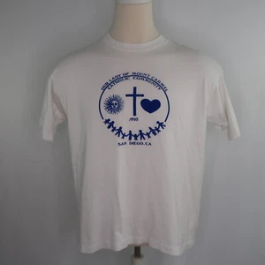 De Colección Años 90 Nuestra Señora Monte Carmelo Comunidad Católica Iglesia Camiseta Para Hombres XL Hecha en EE. UU. - Imagen 1 de 9