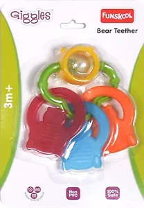 Funskool Giggles Bear Teether Infants Babies Game Multi Color 6m+ FREE SHIP - Picture 1 of 1
