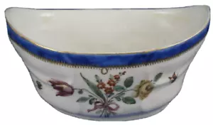 Antique 18thC Cozzi Porcelain Floral Sauce Dish Porzellan Sauciere Italian Italy - Picture 1 of 11