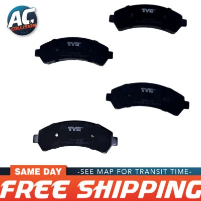 Передняя тормозная колодка TYC D726-MS с прокладками для Chevrolet Blazer 1997-2005 годов выпуска - Изображение 1 из 3