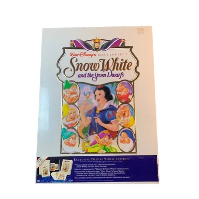 Disney Snow White and the Seven Dwarfs Exclusive Deluxe Video Edition SEALED Set - Image 1 of 4