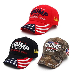 Trump 2024 Hat Trump Hat With Adjustable Buckle Make America Great Again polite - Foto 1 di 14
