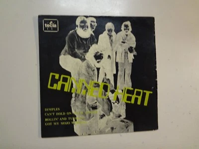 CANNED HEAT:Dimples-Can’t Hold On Much + 2-Portugal 7" 196? TeclaTI 10043 EP PCV - Image 1 of 4