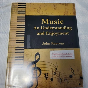 MUSIC: AN UNDERSTANDING AND ENJOYMENT By John Raevens **Mint Condition** - Picture 1 of 5