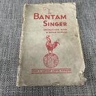 Le livre d'instructions et manuel de réparation du chanteur Bantam.