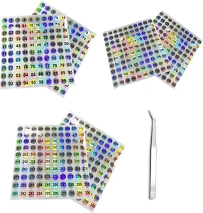 Set mit Zahlen, selbstklebend, reflektierend, selbstklebend, wasserdicht, zur Au - Bild 1 von 7