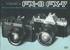 Yashica Fx-3 Fx-7 Instruction Manual Original
