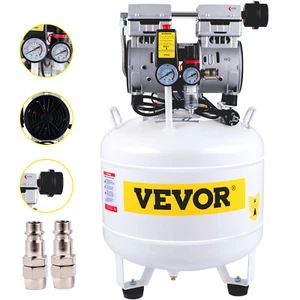 VEVOR Flüsterkompressor Silent Kompressor 1PS/750W Motor CFM 5,9 58dB 40L Kessel - Bild 1 von 12