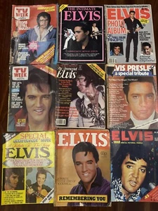 Paquete de 9 revistas para coleccionistas de Elvis Presley. - Imagen 1 de 5