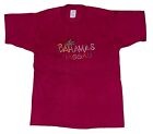 Vintage Nassau Bahamas Shirt Adult L Red Tee 90S