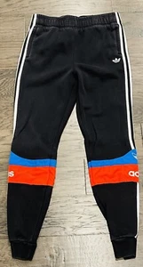 Adidas Unisex Kids Youth 14-15Y XL Pants Logo Striped Sweatpants FN5771 - Picture 1 of 4