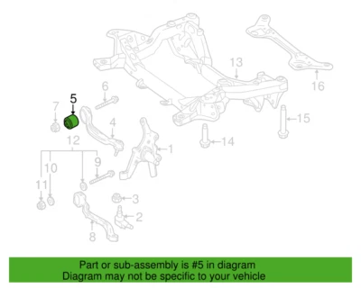 Mercedes Benz E63 AMG E350 E250 2010-2016 Upper Control Arm Bushing 212333001464 - Image 1 of 3