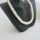 Echte Perlenkette 49cm Silk-Wei 6-7mm Perlen Handarbeit TOP Geschenk