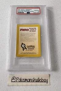 Neo Discovery Pokemon TCG League Promo Sealed *PSA 10 - GEM MINT* Pokemon Card - Picture 1 of 5