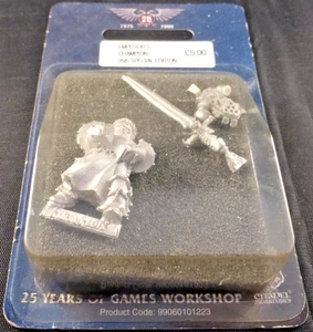 Black Templars Emperor's Champion 2000 Limited Edition RARE Metal Sealed Blister - Picture 1 of 7