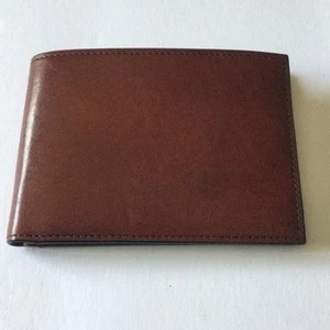 BOSCA HOMBRE DOLCE ITALIA CARTERA DE CUERO CON ESTUCHE DE IDENTIFICACIÓN EXTRAÍBLE MARRÓN NUEVO SIN ETIQUETAS - Imagen 1 de 15