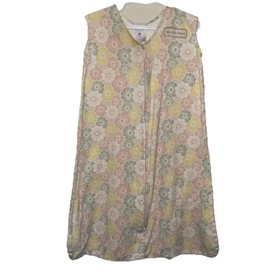 Saco de Dormir Halo Envoltura Floral 6/12 Meses Mediano. Comodidad con cremallera, suave hora de acostarse Foto 1 de 4