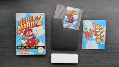 Super Mario Bros 2 Nintendo NES PAL NOE Completo Manual  Instrucciones Original - Imagen 1 de 4