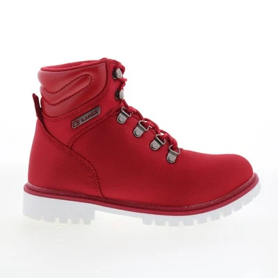 Botas de vestir informales Lugz Grotto II WGROT2T-637 para mujer rojas de lona con cordones 7 Foto 1 de 4