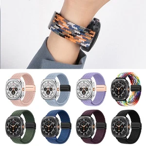 Boucle Tressée Nylon Pour Montre Connectée Galaxy Watch Ultra 47mm - Zdjęcie 1 z 26