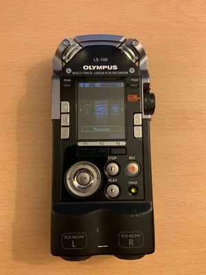 Olympus LS-100 Sound Recorder | Multi-Track | XLR | 16GB SD | USB | Case | UK - Image 1 of 4