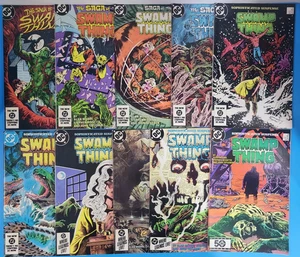 (10) Saga of Swamp Thing #26 27 29 30 31 32 33 34 35 36 DC 1984 Lot Run - Picture 1 of 11