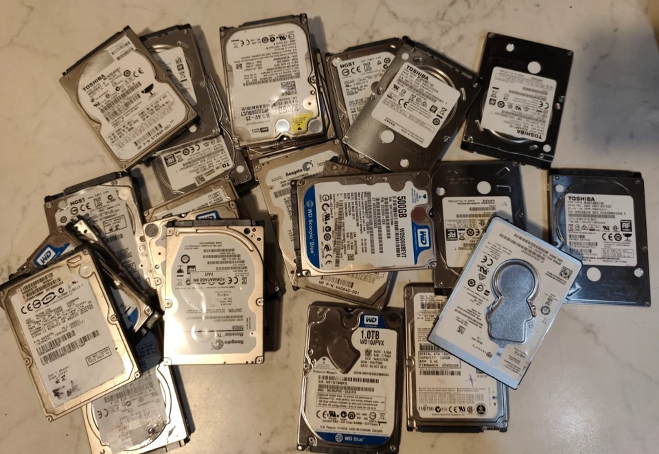 lot de 26 disques durs  2.5 tous testés en PRUDENCE 1To à 250Go - Photo 1/1