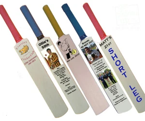 getpaddup personalisierter Mini-Mini-Cricketschläger Jubiläum: Griff wählbar - Bild 1 von 6