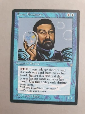 Zuran Enchanter , MTG Ice Age (1995), Common Blue Creature NM - Image 1 of 2