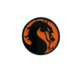 Mortal Kombat Dragon Pin Enamel Metal Cosplay Lapel Pin - Picture 1 of 1