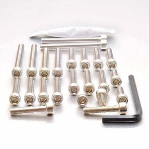 Kit Visserie moteur YBR125 07+ Race Spec Argent - Picture 1 of 1