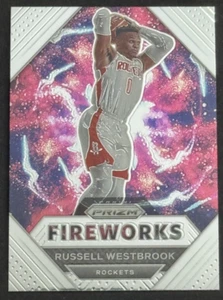 2020-21 Panini Prizm Fireworks Russell Westbrook #17 Houston Rockets - Picture 1 of 2
