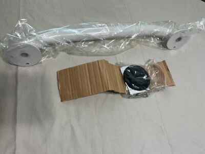 BARRA DE AGARRE DE BAÑO CAREX 16" ACERO RESISTENTE ATRACTIVO ACABADO BLANCO TOTALMENTE NUEVA  Foto 1 de 3