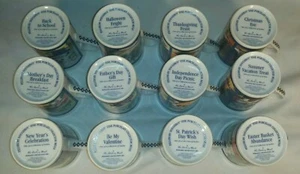 Danbury Mint Pillsbury Doughboy Coffee Mug Cup COMPLETE Twelve Month SET - L👀K - Picture 1 of 4