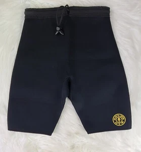 Pantalones Cortos Atléticos Golds Gimnasio Pequeños/Medianos Levantamiento Compresión Para Hombre Negro Neopreno - Imagen 1 de 7