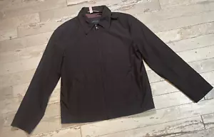 Y2K Banana Republic Windbreaker Men's SMALL Brown Thick Jacket VTG 05/FALL - Picture 1 of 12