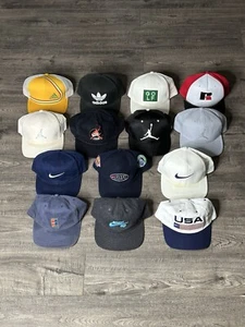 Vintage, Modern, Nike, Jordan, Adidas, Russel Athletics Hat Snapback Lot(12 pcs) - Picture 1 of 16