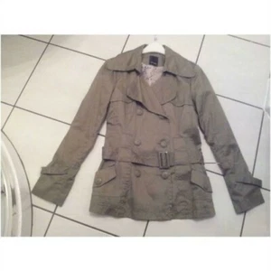 Bnwot Vero Moda khaki lined raincoat in size M fits sz 12 - Picture 1 of 1