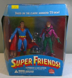 Super Friends - Superman & Lex Luthor Deluxe Action Figure Set - DC Direct - NIB - Picture 1 of 8