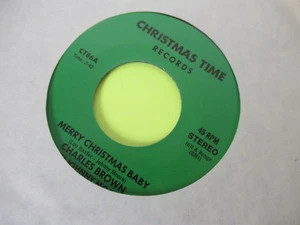 CHARLES BRAUN FROHE WEIHNACHTEN BABY / FREDDY KING WEIHNACHTSTRÄNEN 45 7" EX - Bild 1 von 2