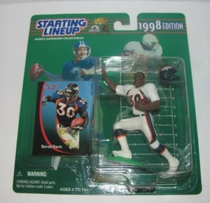 Figura de acción 1998 alineación inicial SLU Terrell Davis NFL Denver Broncos nueva en paquete - Imagen 1 de 2