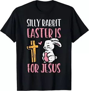 Silly Rabbit Easter Is For Jesus Religious Christian Toddler T-Shirt Hoodie - Picture 1 of 18