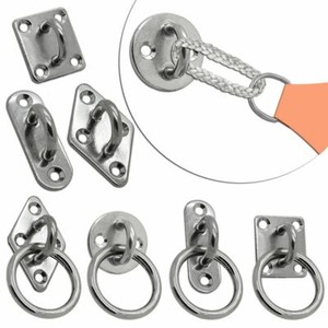 Augplatten Befestigung Sonnensegel Wandhaken Edelstahl V4A Augplatte Öse Platte