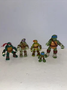 Teenage Mutant Ninja Turtles TMNT Action Figures Lot of 5 2012 Viacom Toys - Picture 1 of 13